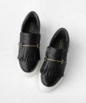 【晴雨兼用】FRINGE SLIPON RAIN SNEAKERS スニーカー