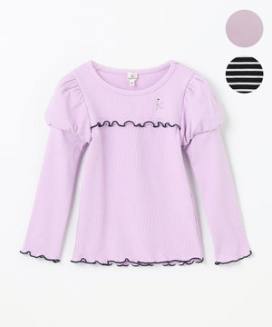  【100㎝】パフスリーブ トップス