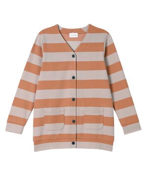  ビッグボーダーカーディガン