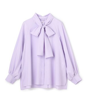 【取り外し可能なボウタイ付き】2WAY ボウタイブラウス