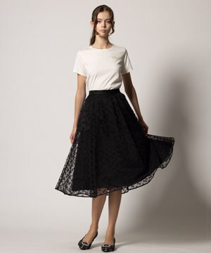  【消臭・洗える】RIBBON MEADOW スカート