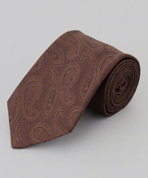  【日本製】西陣ネクタイ_ペイズリー柄