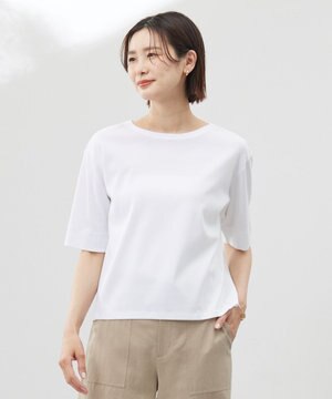 【洗える】フライスジャージー カットソー