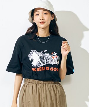 【UNISEX】UVカット アートコラボTシャツ〈BEAR〉