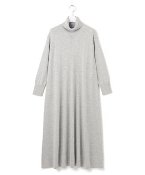  【WOMEN】ANTI PILLING WOOL Aラインニットワンピース