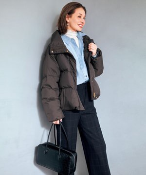  【VERY掲載 / 自宅で洗濯OK / 軽量で暖かい】TAIONコラボ ショートダウン