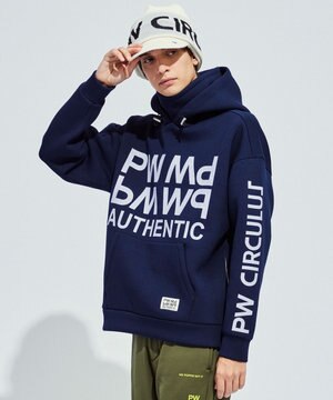  【NEWデザイン】【MEN】 LOGO graphic  デタッチャブルフーディー