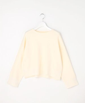  リブポイント ニット