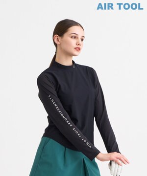  【WOMEN】AIR TOOLライト シアースリーブモックネック