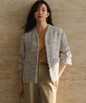 【VERY掲載】GIOLICAツイード ジャケット