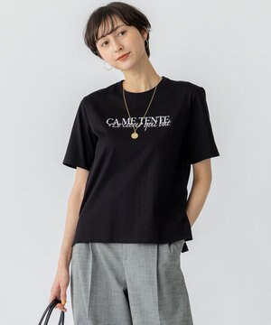  【洗える】CA ME TENTE ロゴ TEE