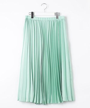  【WEB限定・洗える】ロイヤルサテンプリーツ スカート
