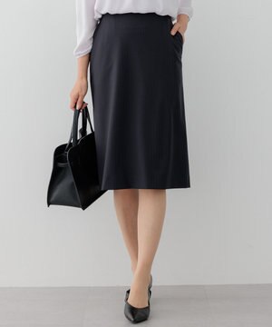  【セットアップ対応】ラフィーネウール タイト スカート