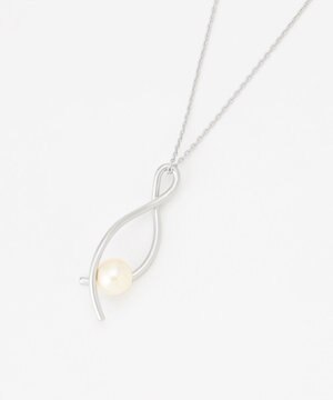  ツイストパールロング ネックレス