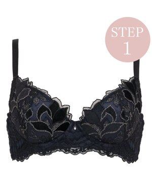  【BRADELIS New York / 育乳補整ブラ・STEP1 集める】ウェンディステップ1ブラ25A1  補正 ブラジャー