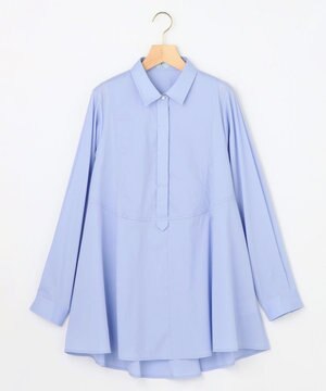  【先行予約・WEB＆一部店舗限定】エアリーシャーティング チュニックシャツ
