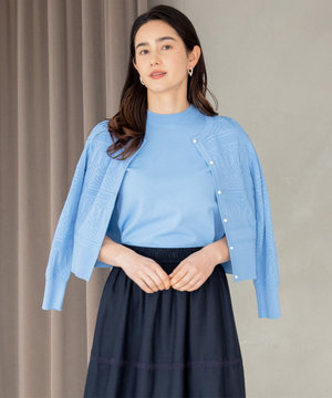 【2SET・WEB限定】編地ニット ツインセット