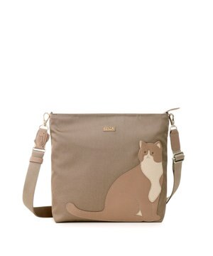 アニマーダ　ナイロン　ショルダーバッグ（ネコ）