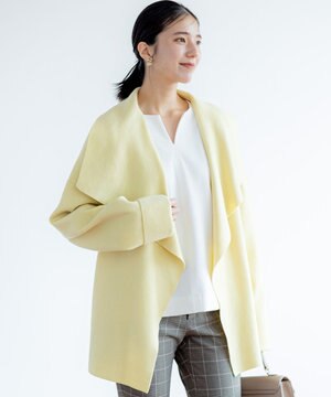  【軽羽織】ショールカラー カーディガン