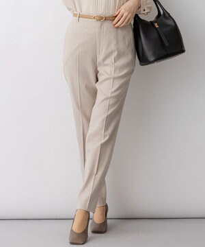  【先行予約】アイアスマットストレッチ テーパード パンツ