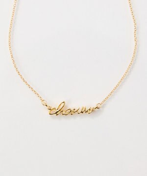  ラッキーレターネックレス(チャーム)