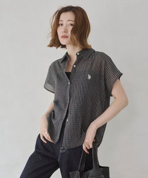  U.S. POLO ASSN.別注 フレンチスリーブシャツ