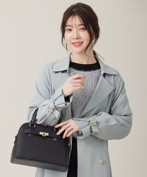 【2WAY】ベルトアクセントブガッティ バッグ