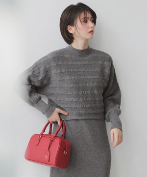  【2SET】ニット ボレロ × ワンピース セット