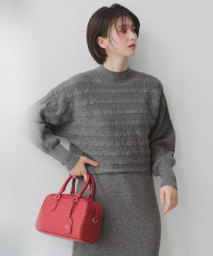 【2SET】ニット ボレロ × ワンピース セット