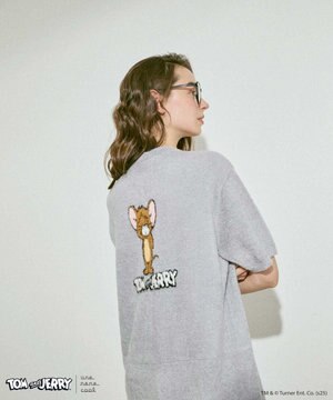  トムとジェリー × une nana cool なめらかふわふわつなぎ