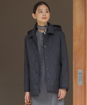  【洗える・撥水】プレミアムBasicキルティング ショート コート