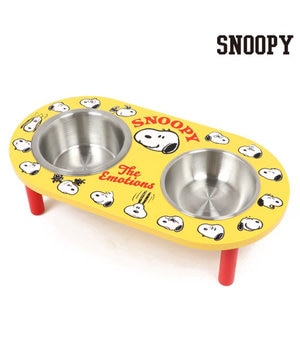  犬 猫 フードスタンド 高さ調整 スヌーピー フードボウル エモーション