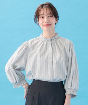 エニイファンクション シャーリングブラウス