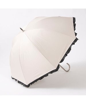 カシュネ cachenez / 【晴雨兼用】【日傘】 【UV カット率99.999.9％以上】PUバイカラーフリルバルーンショートパラソル