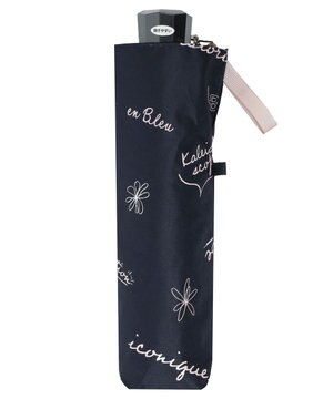  【一級遮光/晴雨兼用】LANVIN en Bleu (ランバン オン ブルー) 折りたたみ日傘 ラインドローイング 遮光 遮熱 UV
