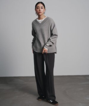  【11サイズ展開】 BEAUTY MOVE タックワイドパンツ