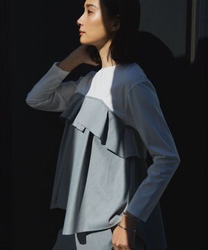 【洗える】ライトクロスビスチェコンビ ジャージー カットソー