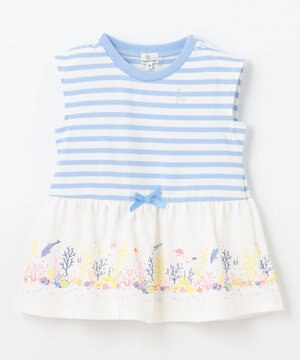  【80-100㎝】ENOSUI Border Tシャツ