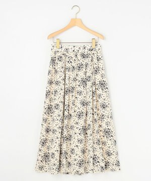  【先行予約】モザイクフラワープリント スカート