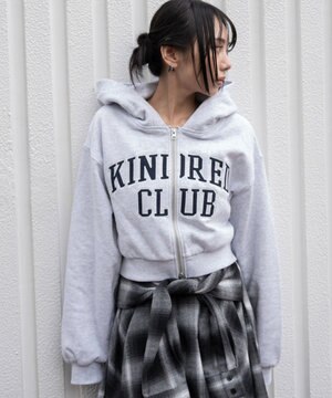  グラフィックショートZIPパーカー