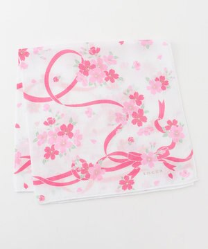  CHERRY BLOOSOM GAUZECHIEF ハンカチ