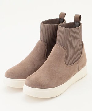  【LLサイズ有り】リブインハイカットスニーカー