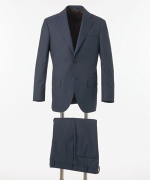  【WEB・一部店舗限定】インディゴルックヘリンボーン スーツ