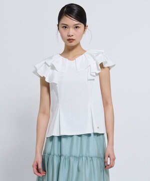  WAVED CREAM カットソー