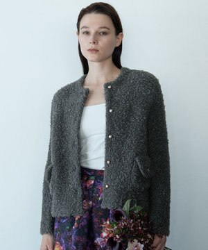  【カトリエムブーケ】Cahoteux poil ポケットディテールジャケット