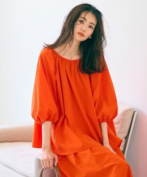 FINE MOVE 2WAYギャザーブラウス