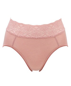  【BRADELIS New York / 育尻・伸びる・綿混・浅め】モモパンツ・ウエストレース#316