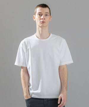  【新素材】クリアコットンカノコ　クルーネックTシャツ