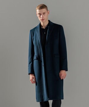 グロッシーウール　チェスターコート