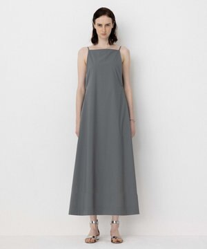 【Nave・洗える/撥水加工/ストレッチ素材】ライトタフタ  キャミドレス